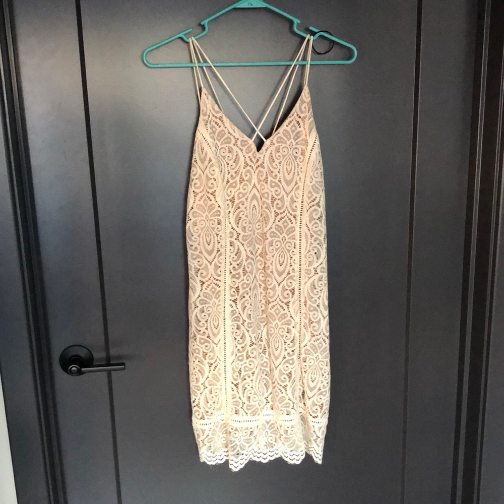 Boutique lace mini dress